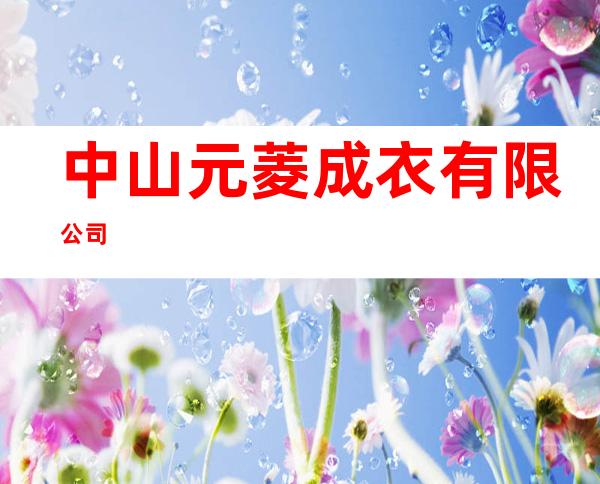 中山元菱成衣有限公司