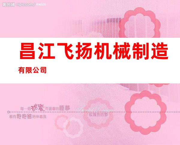 昌江飞扬机械制造有限公司